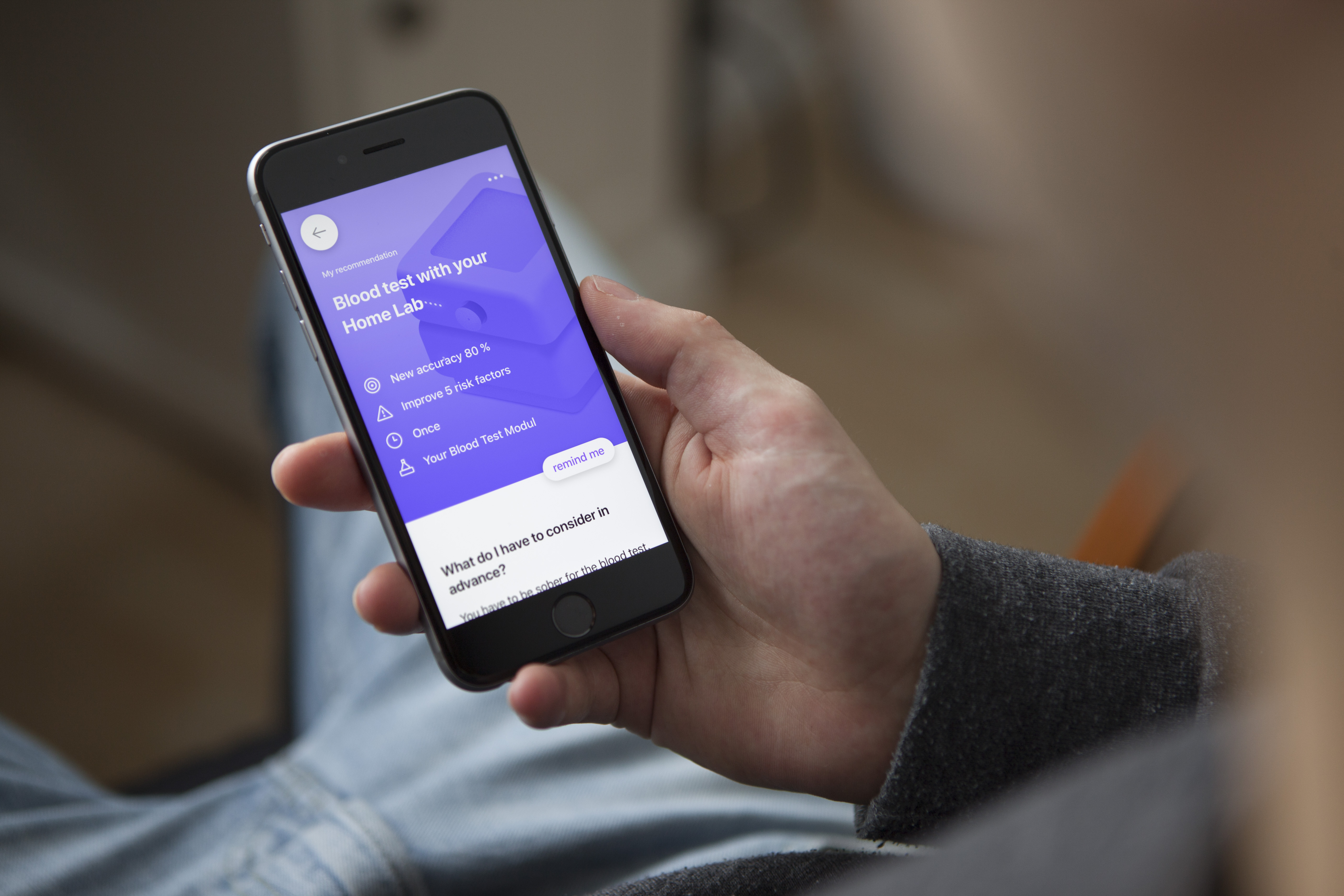 Health.ai companion assessment screen